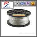 7X7 galvanized aircraft cable steel wire rope